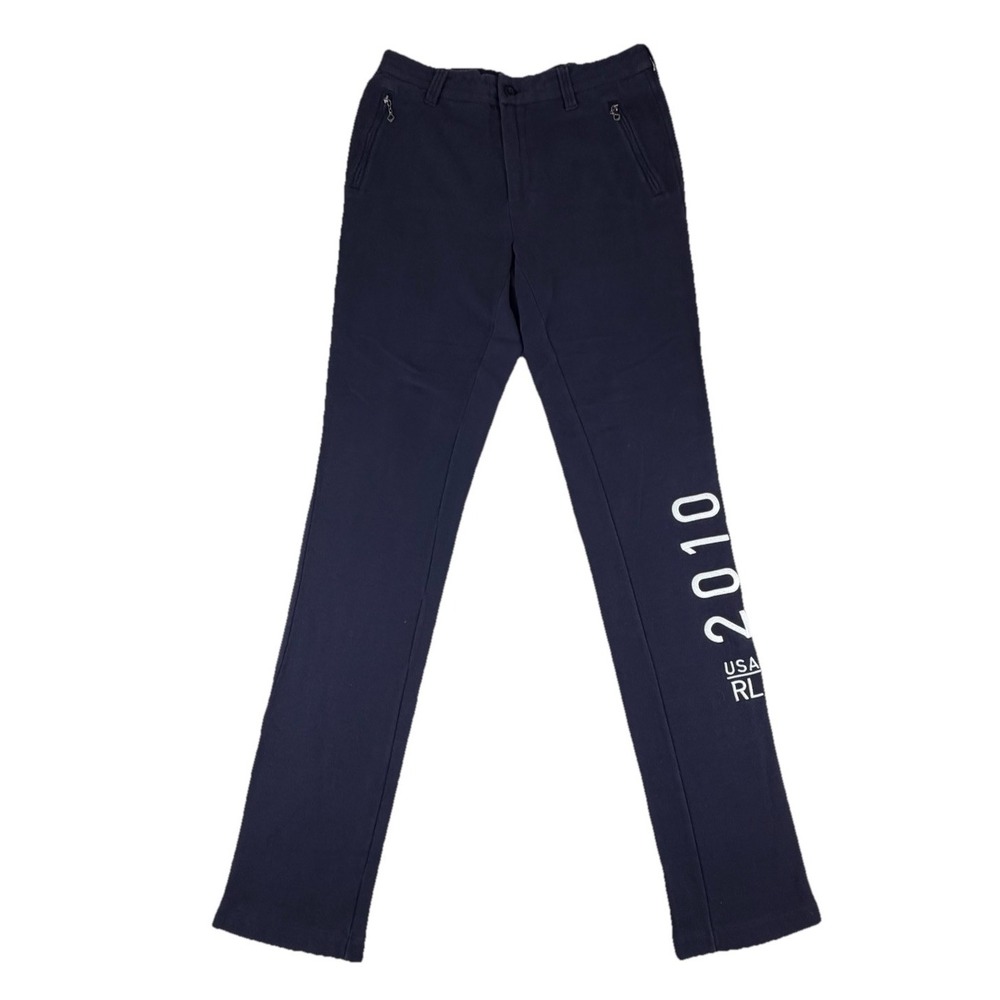 Ralph Lauren Team USA Pants‎ Womens 4 Blue Vancouver 2010 Olympics Knit Fleece